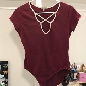 Maroon Bodysuit